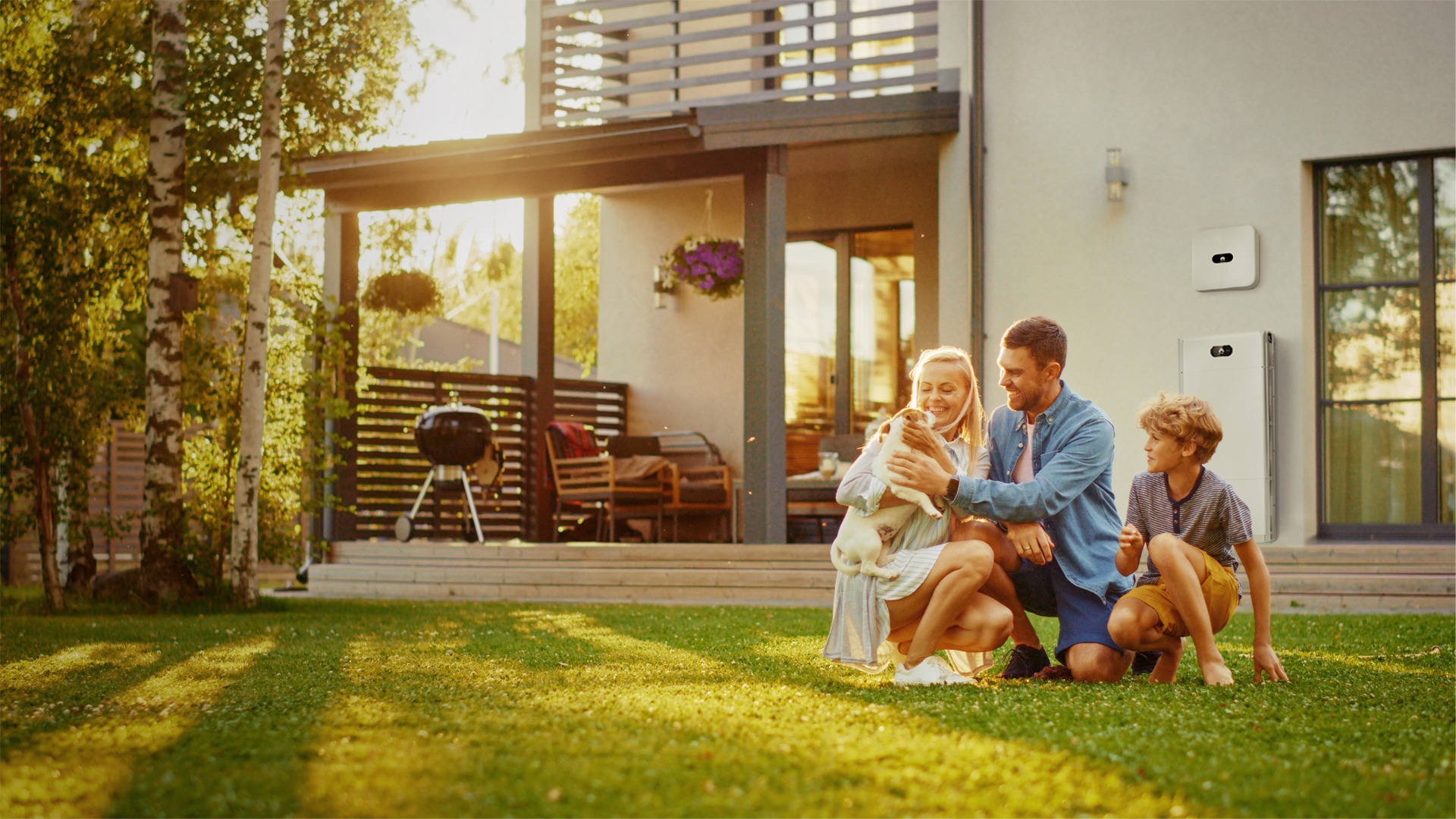 Happy property owner